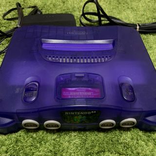 任天堂　NINTENDO64本体 ミッドナイトブルー\u0026大乱闘スマッシュブラザーズ