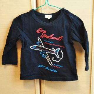 ハッシュアッシュ(HusHush)の飛行機 Tシャツ 90cm(Tシャツ/カットソー)