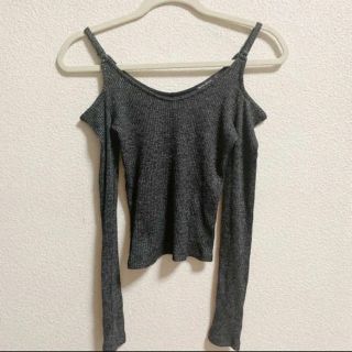 ベルシュカ(Bershka)のBershka♡オープンショルダーリブtops(カットソー(長袖/七分))