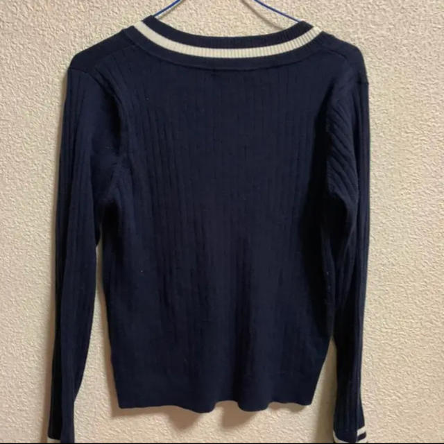 AZUL by moussy(アズールバイマウジー)のAZUL♡Vネックリブニットtops レディースのトップス(ニット/セーター)の商品写真