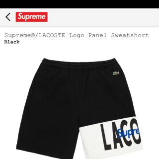 シュプリーム(Supreme)の新品 Supreme Lacoste shorts ショーツ パンツ(ショートパンツ)