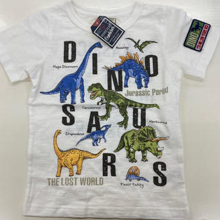 マザウェイズ(motherways)の恐竜　110 Tシャツ　綿100% マザウェイズ 新品未使用(Tシャツ/カットソー)