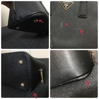 PRADA - 難あり プラダ サフィアーノ バッグの通販 by shop|プラダ ...