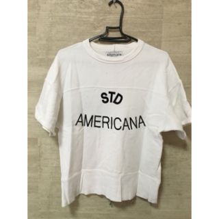 アメリカーナ(AMERICANA)の値下げ‼︎ Americana半袖スウェット【中古】(Tシャツ(半袖/袖なし))