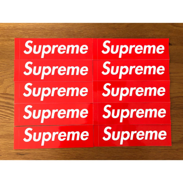 Supreme(シュプリーム)のSupreme BOX Logo sticker ロゴステッカー　10枚セット 自動車/バイクのバイク(ステッカー)の商品写真