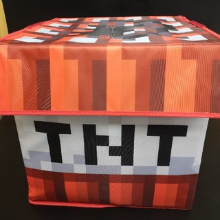 Minecraft　収納BOX　TNT　中古(ケース/ボックス)