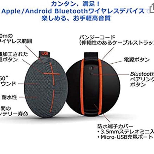 UE ROLL ワイヤレス ポータブル防水機能 Bluetooth スピーカー 2