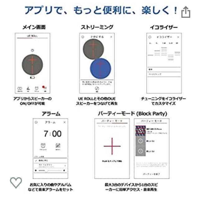 UE ROLL ワイヤレス ポータブル防水機能 Bluetooth スピーカー 3