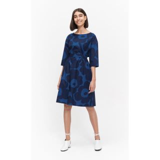 マリメッコ(marimekko)のTarika Unikko ワンピース　マリメッコ  marimekko 32(ひざ丈ワンピース)