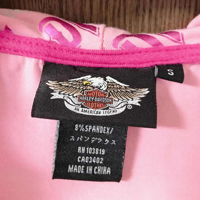 Harley Davidson(ハーレーダビッドソン)の ハーレーダビッドソンレディースパーカー レディースのトップス(パーカー)の商品写真