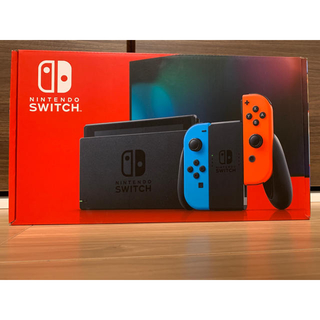 ニンテンドースイッチ(Nintendo Switch)の[新品] Nintendo Switch 本体 ネオンブルー/ネオンレッド(家庭用ゲーム機本体)