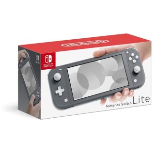 ニンテンドースイッチ(Nintendo Switch)のNintendo Switch Liteグレー　即日発送(家庭用ゲーム機本体)