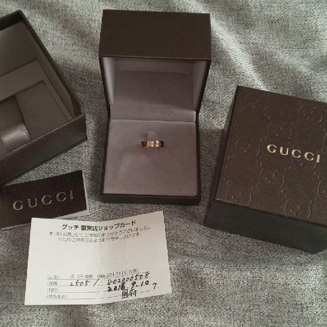 Gucci(グッチ)のGUCCI*新品同様、ロゴリング レディースのアクセサリー(リング(指輪))の商品写真