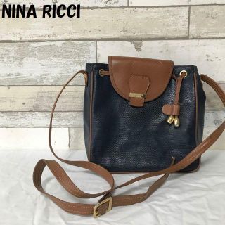 ニナリッチ(NINA RICCI)の【人気】NINA RICCI/ニナリッチ イタリア製 巾着ショルダーバッグ(ショルダーバッグ)