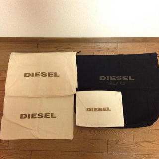 ディーゼル(DIESEL)の布袋 4枚セット(ショップ袋)