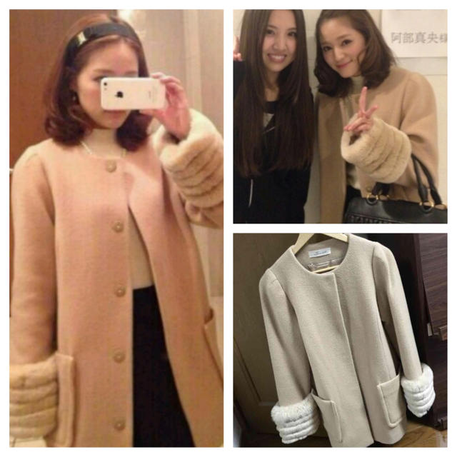 SNIDEL - まいまい着用♡snidel袖ファーコートの通販 by m closet ...