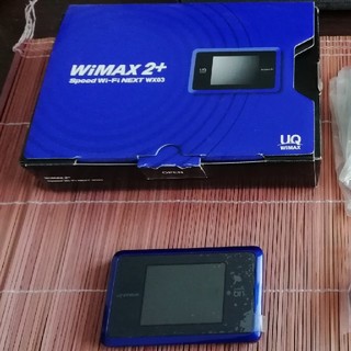 エヌイーシー(NEC)のWiMAX2 WX03+クレードルセット(W01おまけ)(PC周辺機器)