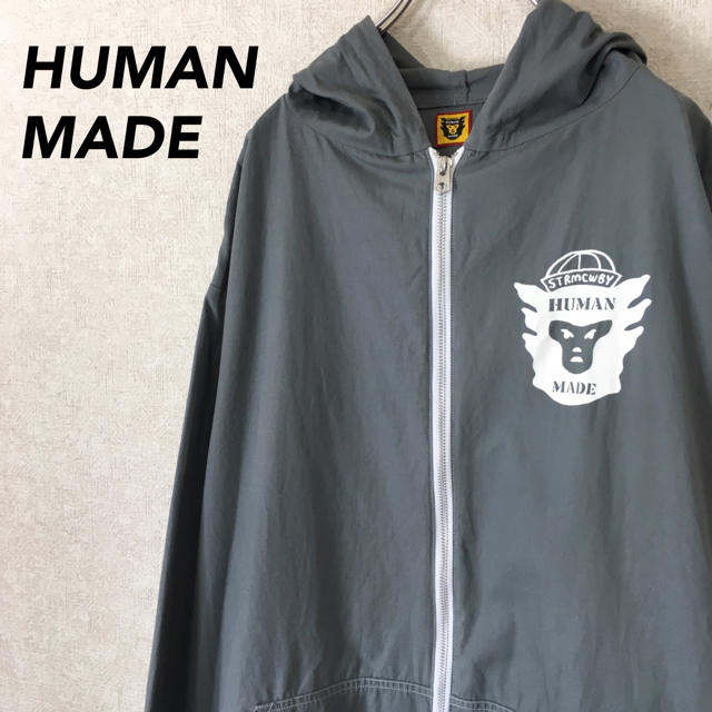 希少 HUMAN MADE ヒューマンメード 薄手 パーカー シャツ ブルゾン