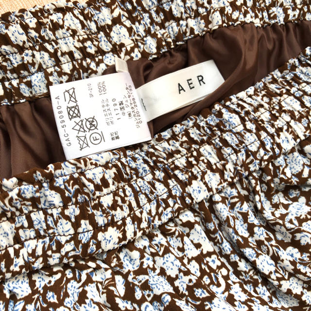 Adam et Rope'(アダムエロぺ)のADAM ET ROPE' 【WEB限定】フラワーアコーディオンプリーツスカート レディースのスカート(ロングスカート)の商品写真
