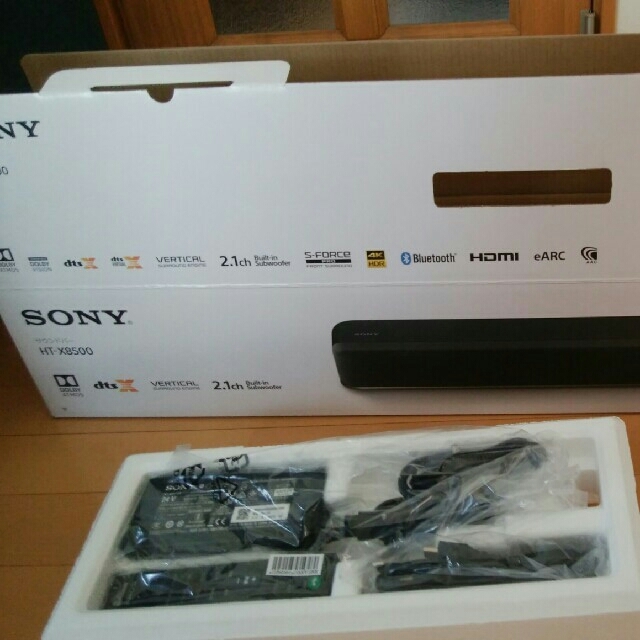 【美品】ＳＯＮＹ　ＨＴ－Ｘ８５００　サウンドバースピーカー