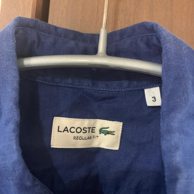 LACOSTE(ラコステ)のラコステ　麻シャツ メンズのトップス(シャツ)の商品写真