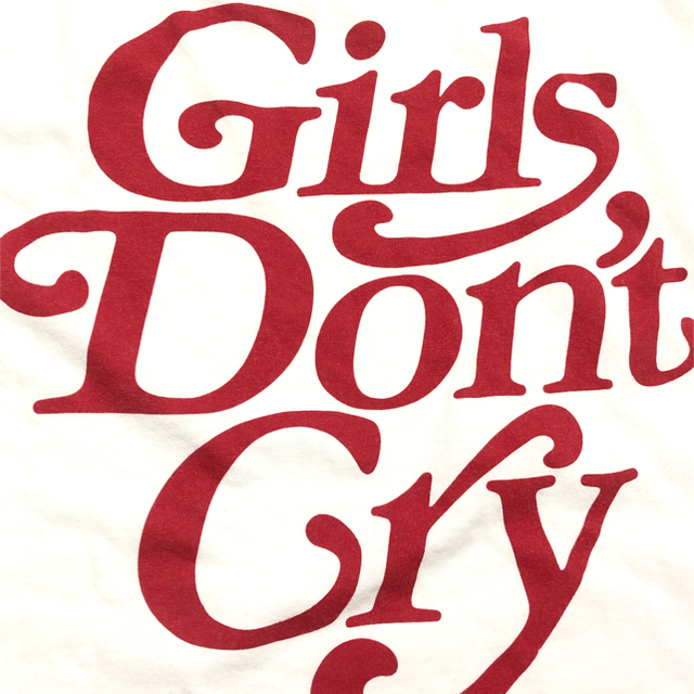 初期 正規品 Girls Don't Cry ガールズドントクライ Tシャツ L 3