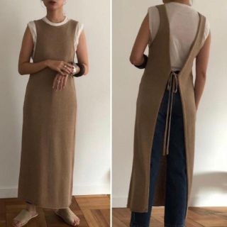 トゥデイフル(TODAYFUL)のトゥデイフル♡TODAYFUL 19SS Knit Apron Dress(ロングワンピース/マキシワンピース)