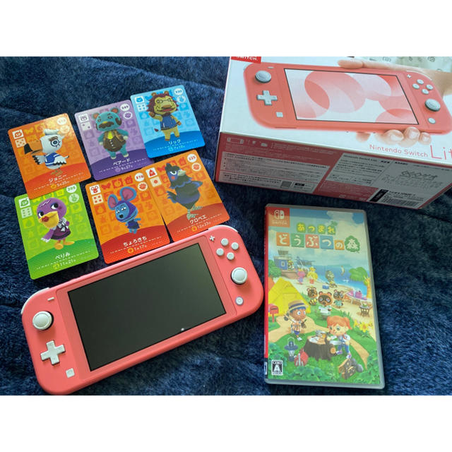 任天堂Switch Liteピンク　どうぶつの森