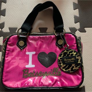 ベッツィジョンソン(BETSEY JOHNSON)の【Betsey Johnson】♡メイクポーチ♡トラベル♡ハンドバッグ(ポーチ)