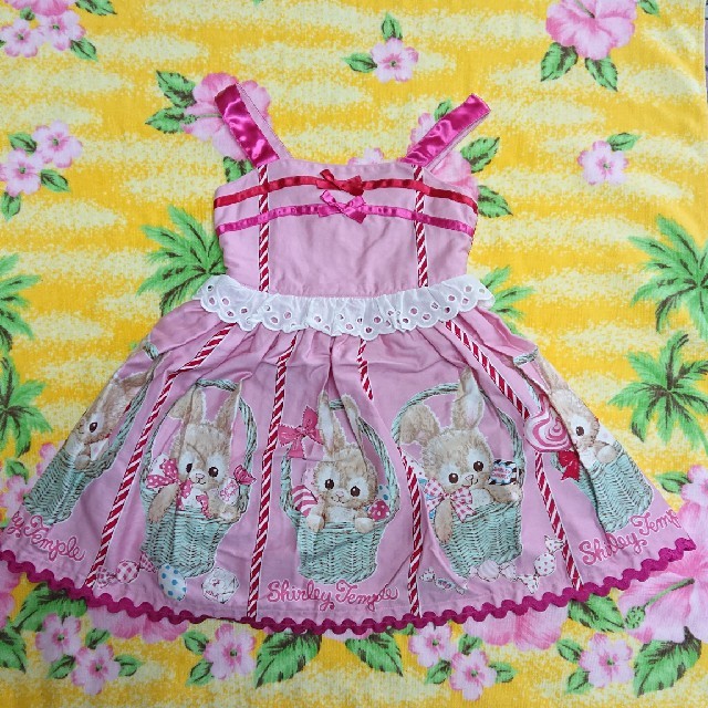 シャーリーテンプル♥バニーJSK♥ピンク♥100cm-