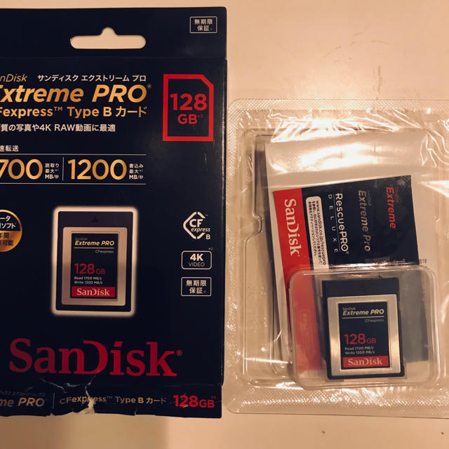 SanDisk サンディスク cfexpressカード128GB 4枚 3