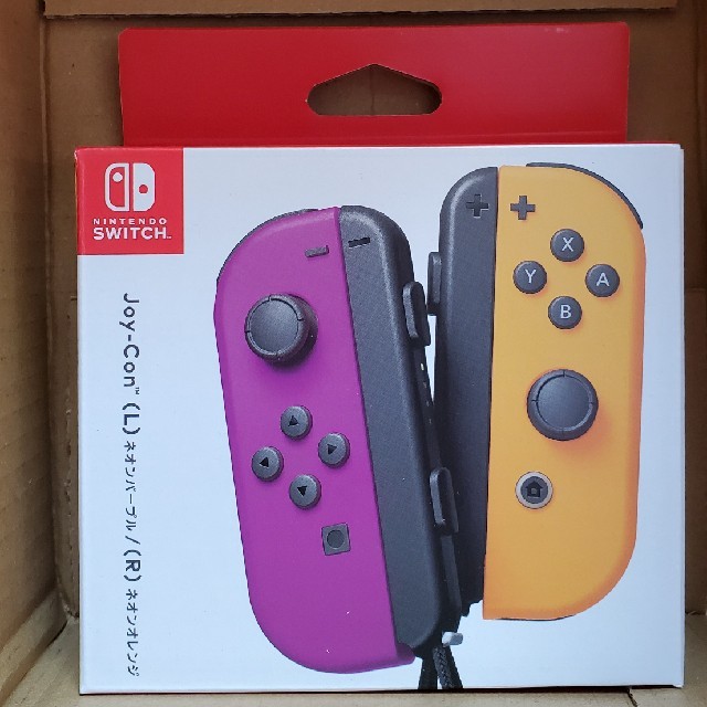 エンタメ/ホビーSwitch Joy-Con ネオンパープル ネオンオレンジ