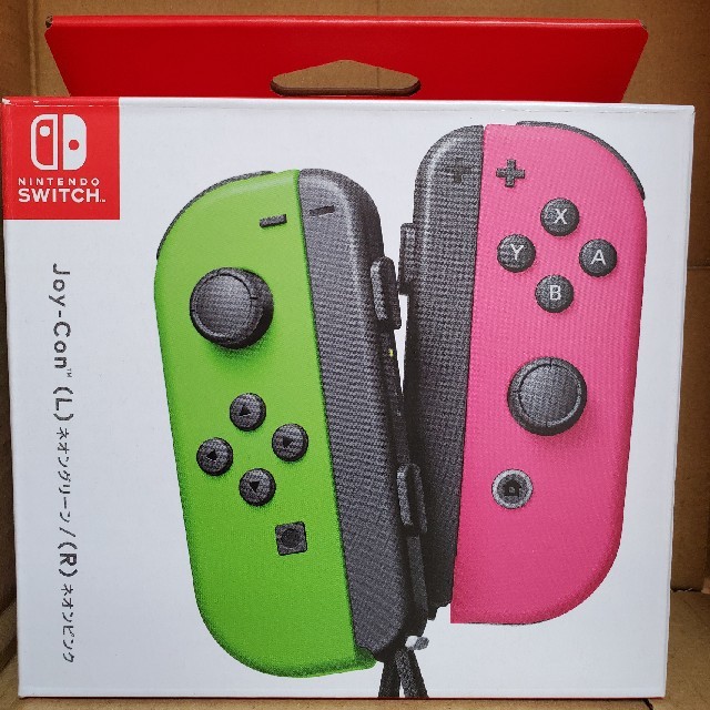 Joy-ConSwitch 純正 Joy-Con ジョイコン ネオン グリーン ピンク