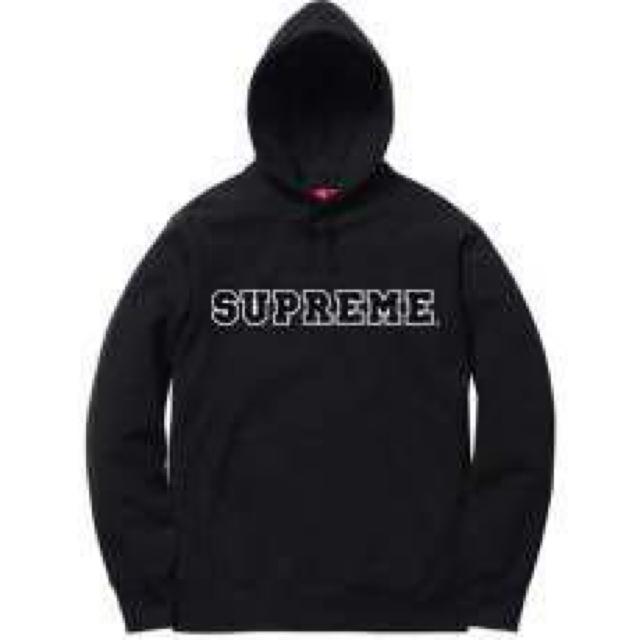 supreme  Cord Collegiate Logo Hooded