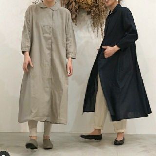 ネストローブ(nest Robe)のオオカミとフクロウ★フクロウと青月のリリー(ロングワンピース/マキシワンピース)