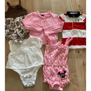 ベビーギャップ(babyGAP)の女の子60-90まとめ売り(ロンパース)