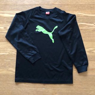 プーマ(PUMA)のお値下げ♡プーマ 長袖 シャツ ロンT 150 黒 Tシャツ(Tシャツ/カットソー)