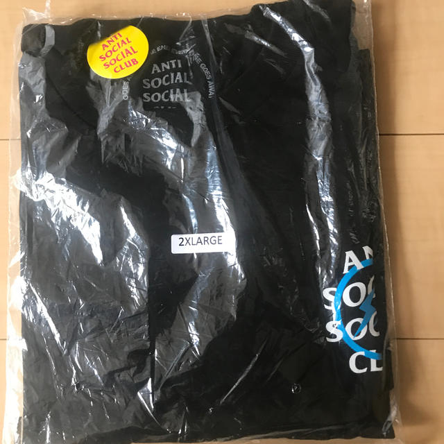 FRAGMENT(フラグメント)のAntisocialsocialclub×Fragment Tee 青 2XL メンズのトップス(Tシャツ/カットソー(半袖/袖なし))の商品写真