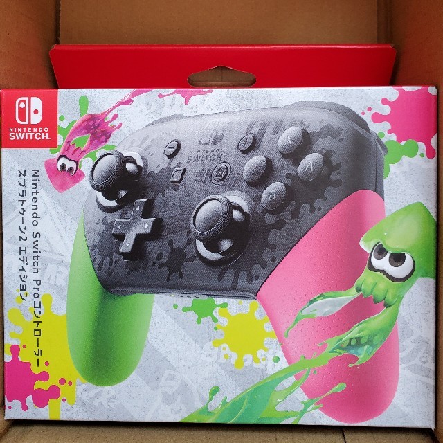 ゲームソフト/ゲーム機本体Switch Proコントローラー スプラトゥーン2 エディション