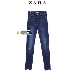 ザラ(ZARA)のZARAザラ デニム 24 新品XS ハイウエスト スキニーパンツ ジーンズ(デニム/ジーンズ)