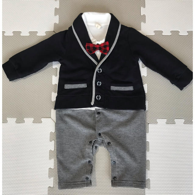 男の子 フォーマル ロンパース キッズ/ベビー/マタニティのベビー服(~85cm)(ロンパース)の商品写真