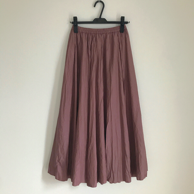Ungrid(アングリッド)のUngrid ソフトリンクルサテンマキシスカート　アングリッド　スカート レディースのスカート(ロングスカート)の商品写真