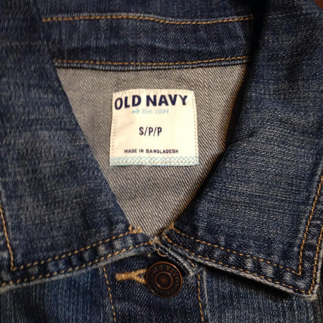 Old Navy(オールドネイビー)のOLD NAVY ショート丈Gジャン S レディースのジャケット/アウター(Gジャン/デニムジャケット)の商品写真