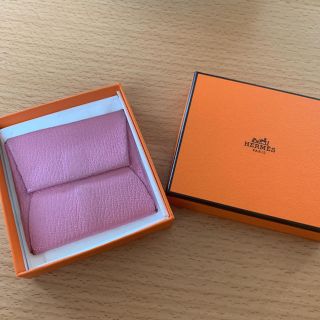 エルメス(Hermes)のHERMES  コインケース　バスティア　ピンク(コインケース)