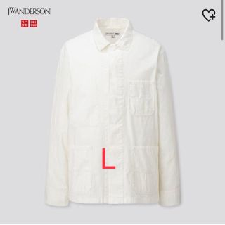 ユニクロ(UNIQLO)のUNIQLO JWANDERSONウォッシュコットンワークジャケットLサイズ(シャツ)