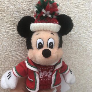 ディズニー(Disney)のミッキー　ぬいぐるみバッジ(キャラクターグッズ)