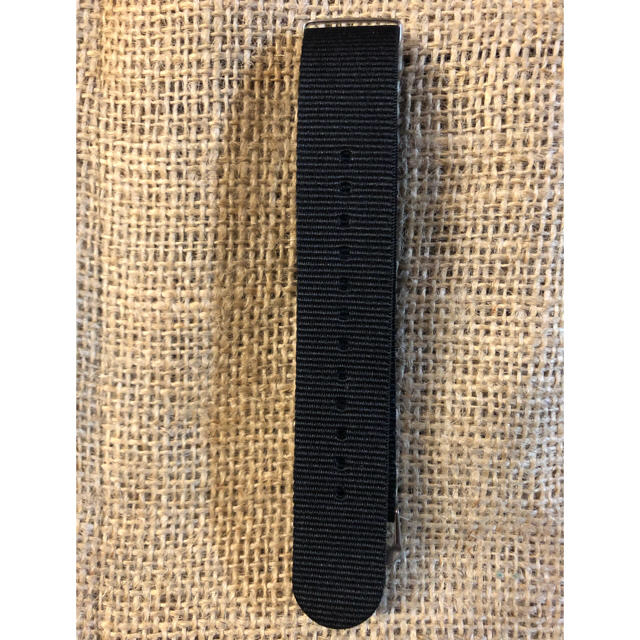 TIMEX(タイメックス)の新品 NATO式　タイメックス等 替えベルト 黒 メンズの時計(腕時計(アナログ))の商品写真