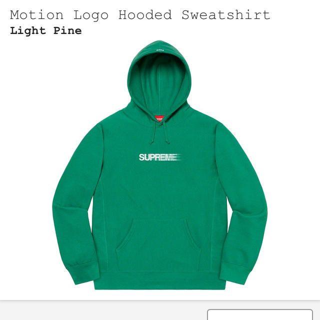 送料込み XL Supreme Motion Logo Hooded Sweat