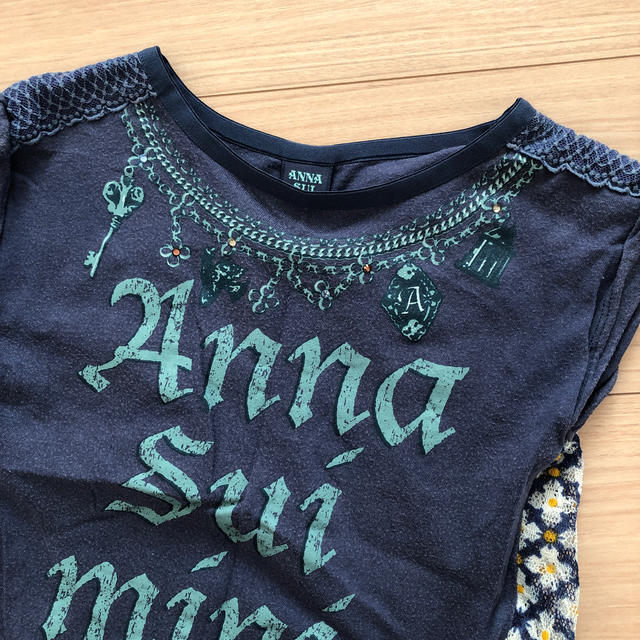ANNA SUI mini(アナスイミニ)のアナスイミニ　ノースリーブトップス キッズ/ベビー/マタニティのキッズ服女の子用(90cm~)(Tシャツ/カットソー)の商品写真