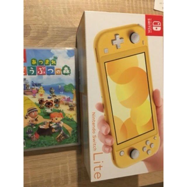 nintendo switch lite イエロー　どうぶつの森セット　新品ゲームソフト/ゲーム機本体